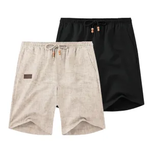 2 Pack Casual Linen Vacation Shorts – Your Perfect Summer Essential