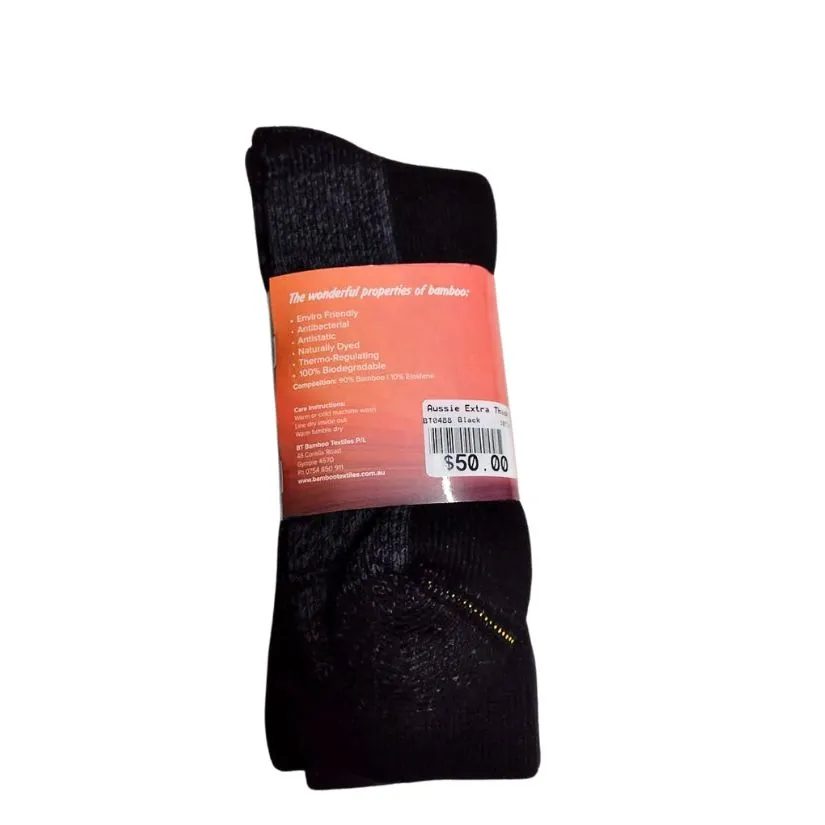 3 Pack Thick Bamboo Socks Australian Made