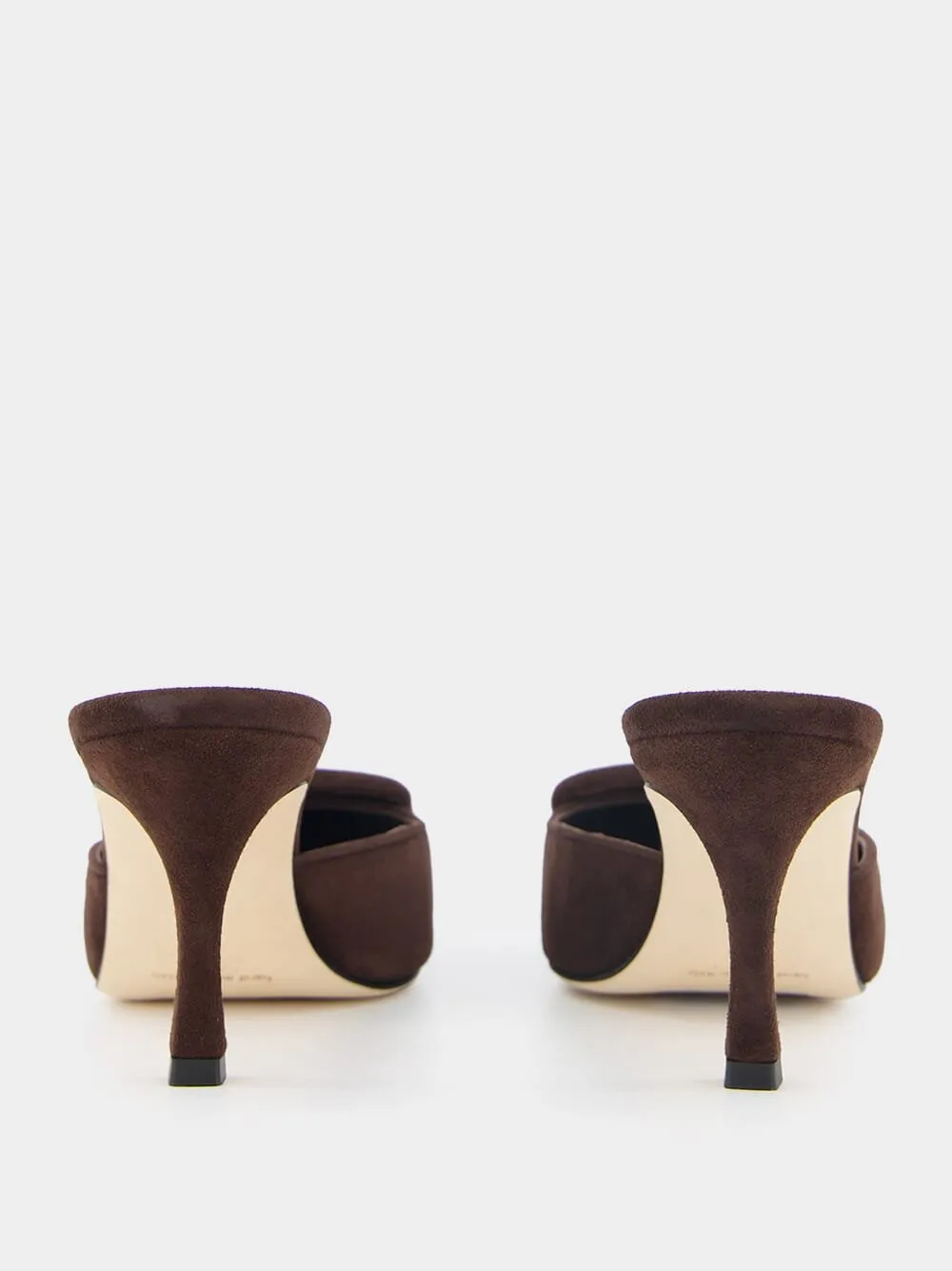 70mm Buckle-Detail Pointed Mules