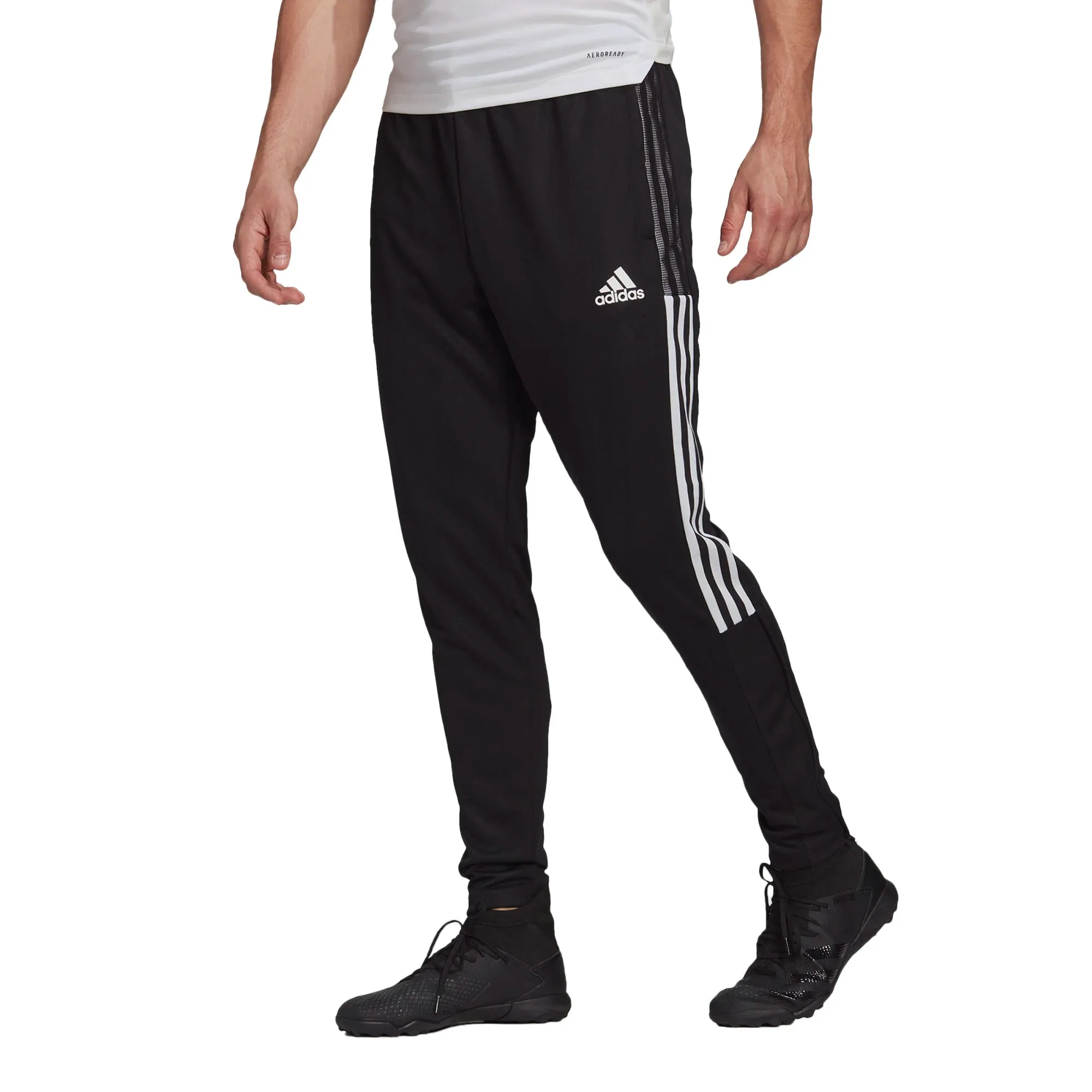adidas Men's Tiro 21 Track Pants Black/White