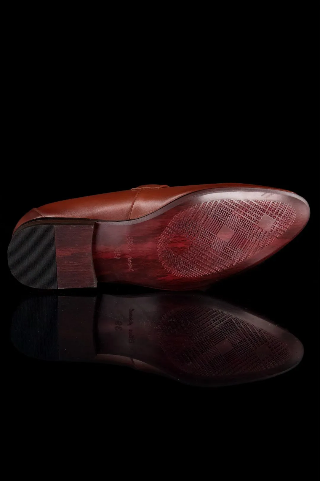 ADIDAS PELLE LINE LUCAS - LOAFER WITH MEDUSA ORNAMENT - BURGUNDY (42 (9 - 9.5 US), 199)