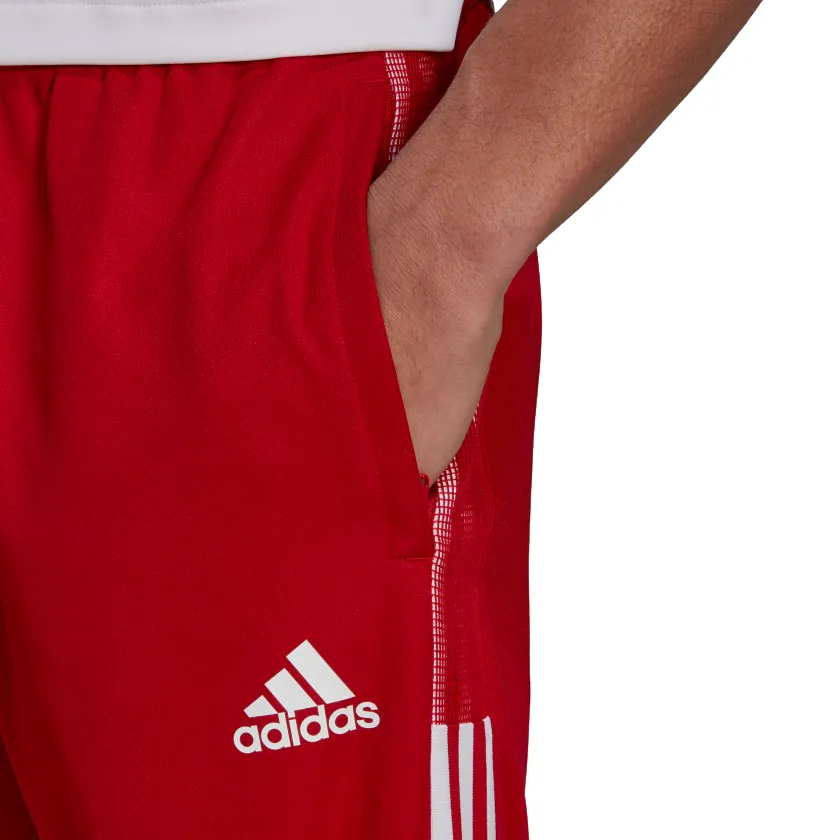 ADIDAS TIRO TRACK PANTS-Team Power Red / White