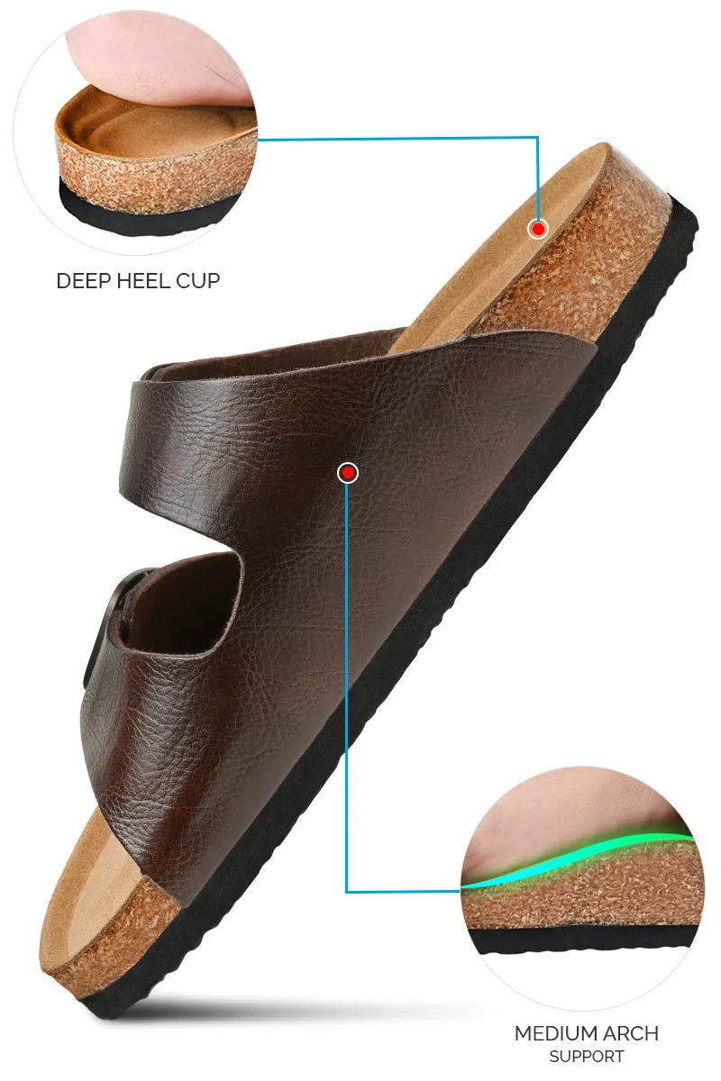Aerothotic - Arete Soft Footbed Women Cork Slide Sandals