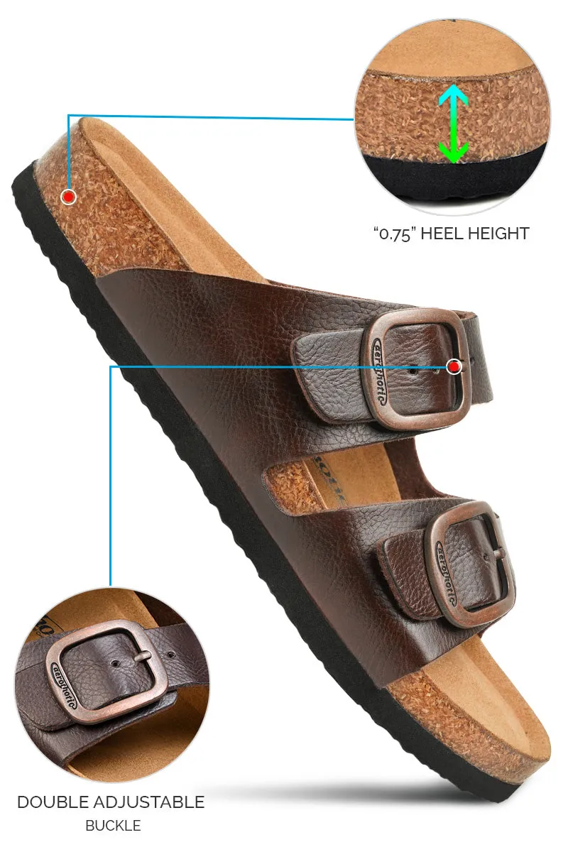 Aerothotic - Arete Soft Footbed Women Cork Slide Sandals