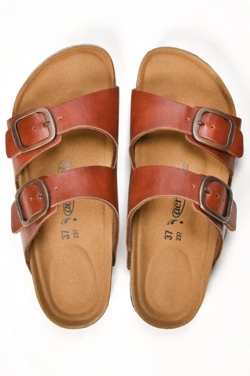 Aerothotic - Arete Soft Footbed Women Cork Slide Sandals