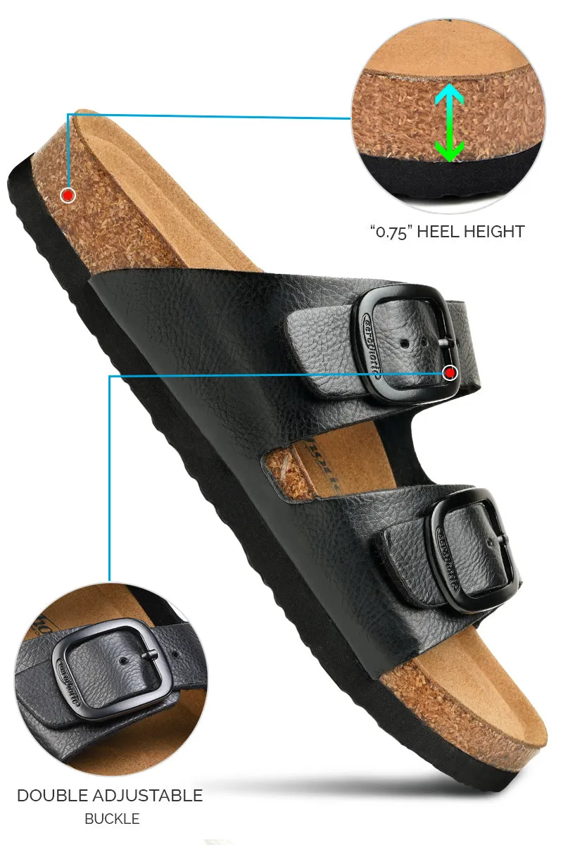 Aerothotic - Arete Soft Footbed Women Cork Slide Sandals