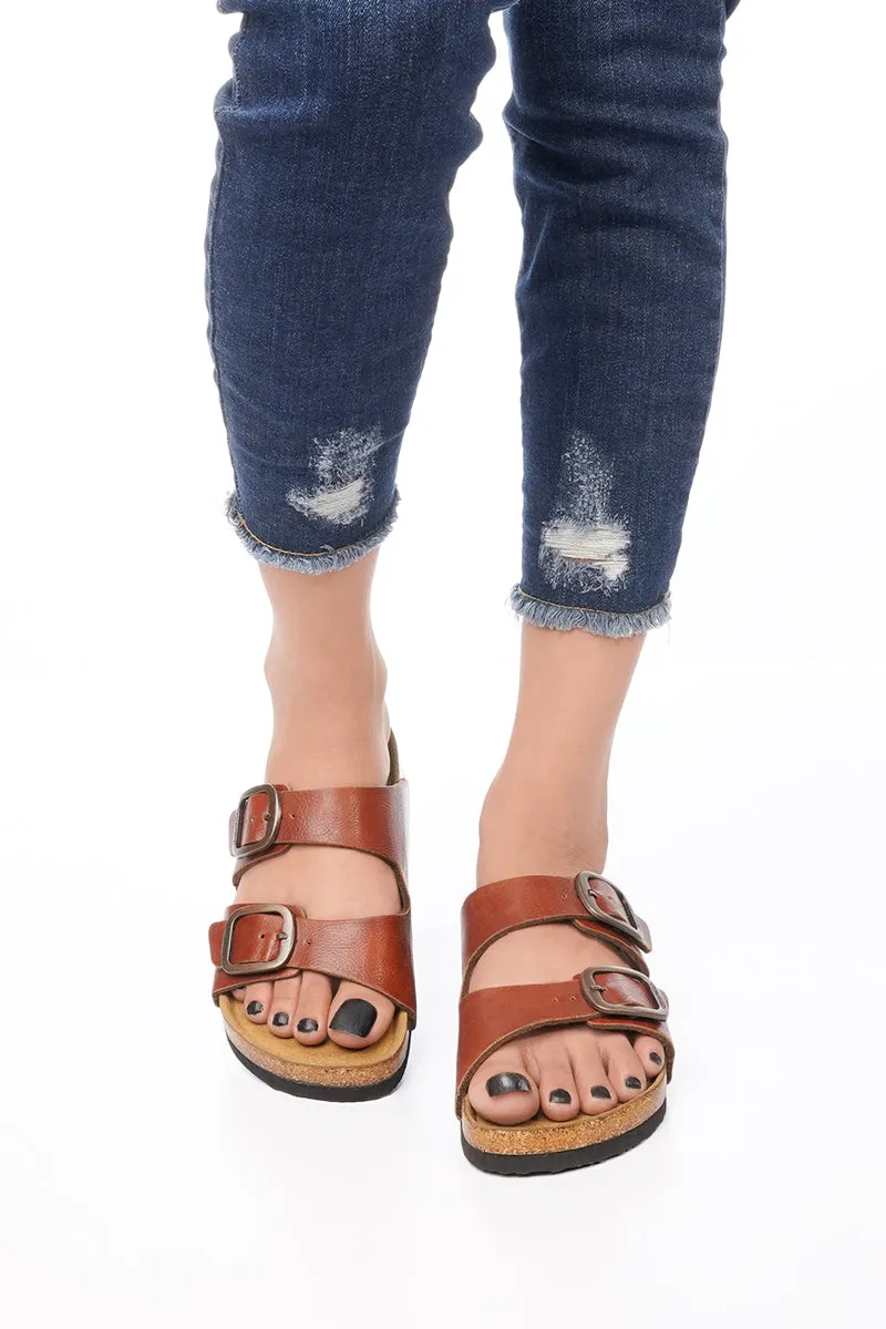 Aerothotic - Arete Soft Footbed Women Cork Slide Sandals