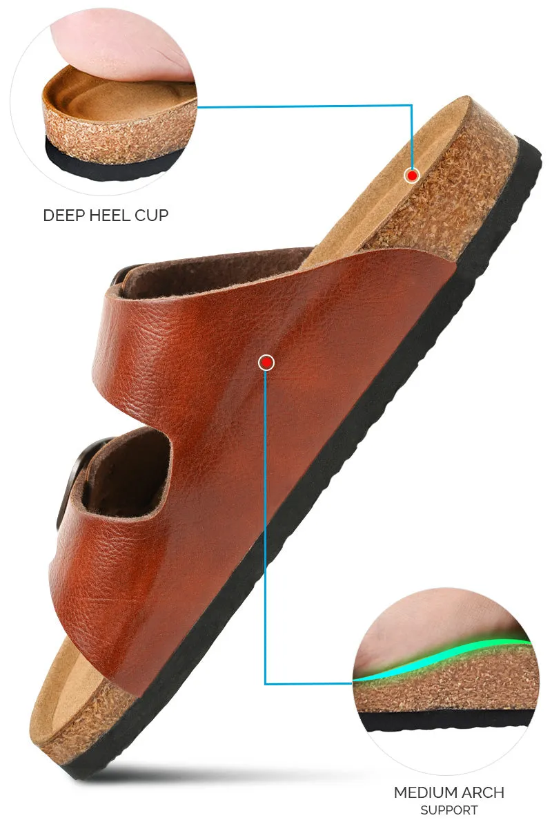 Aerothotic - Arete Soft Footbed Women Cork Slide Sandals