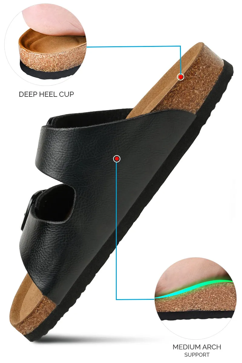 Aerothotic - Arete Soft Footbed Women Cork Slide Sandals