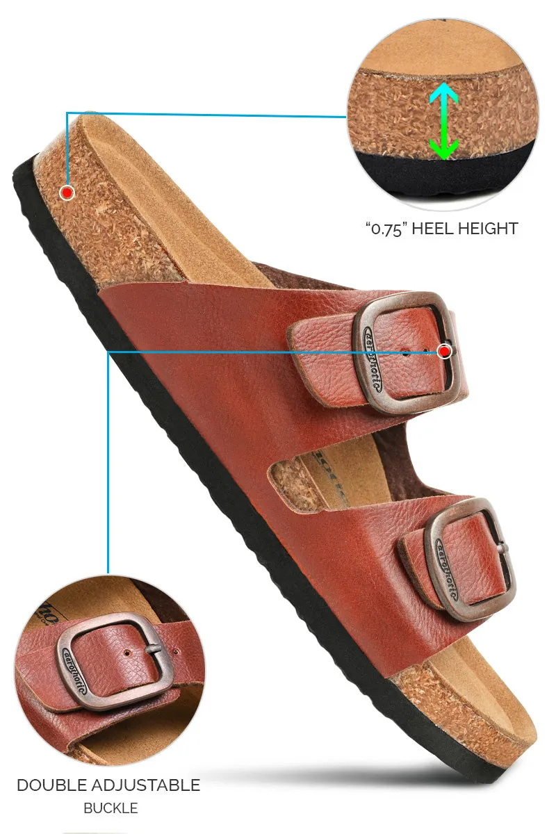 Aerothotic - Arete Soft Footbed Women Cork Slide Sandals