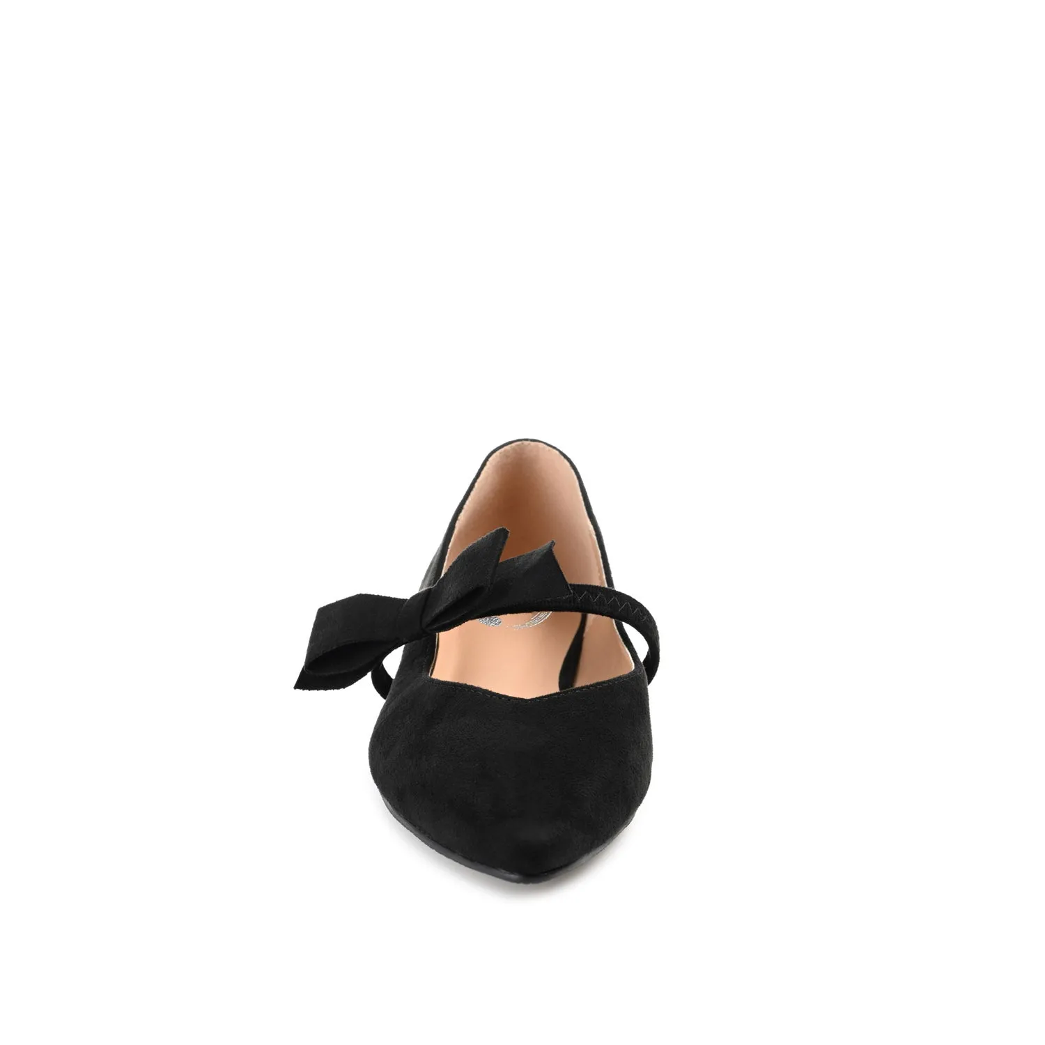 AIZLYNN MARY JANE FLATS IN FAUX SUEDE
