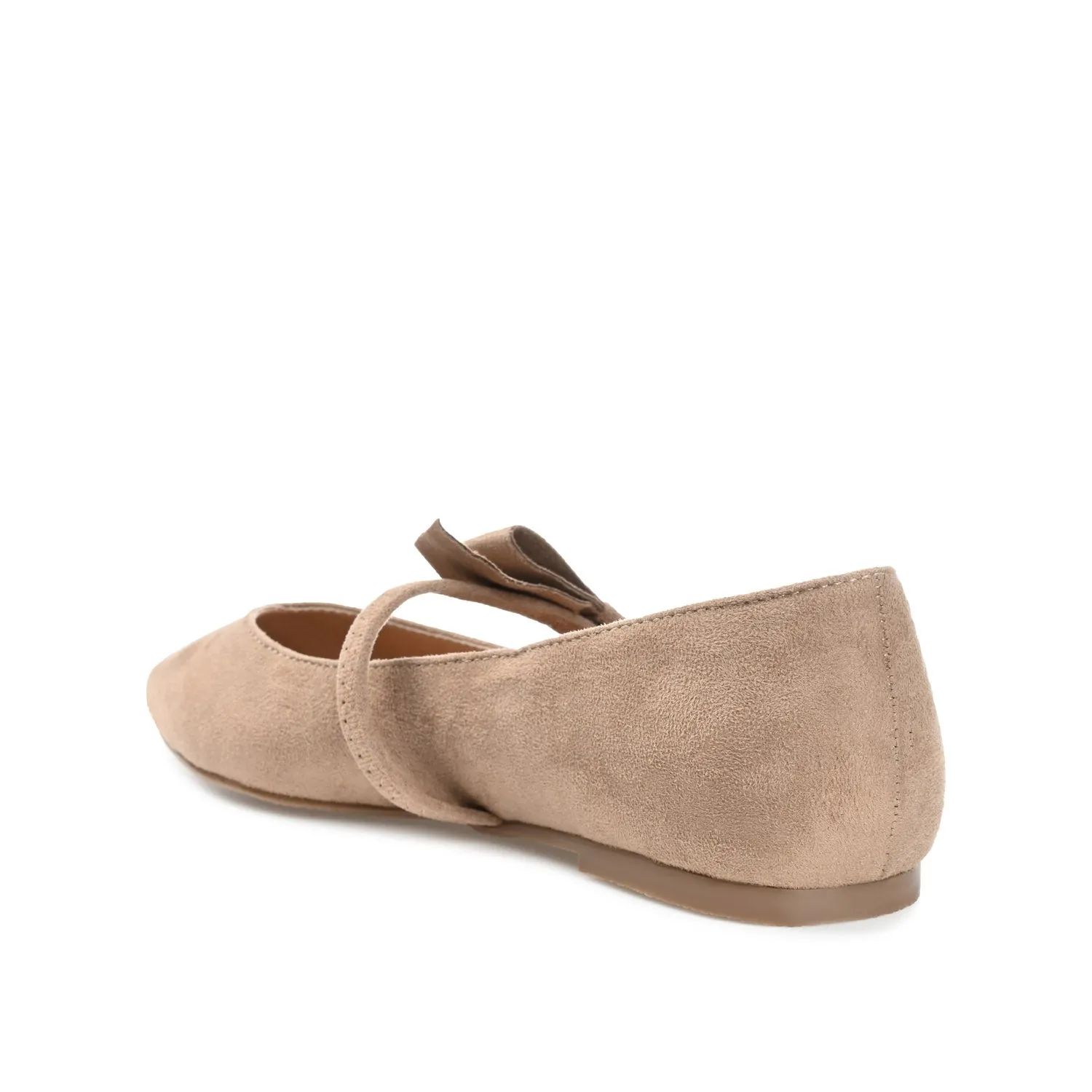 AIZLYNN MARY JANE FLATS IN FAUX SUEDE