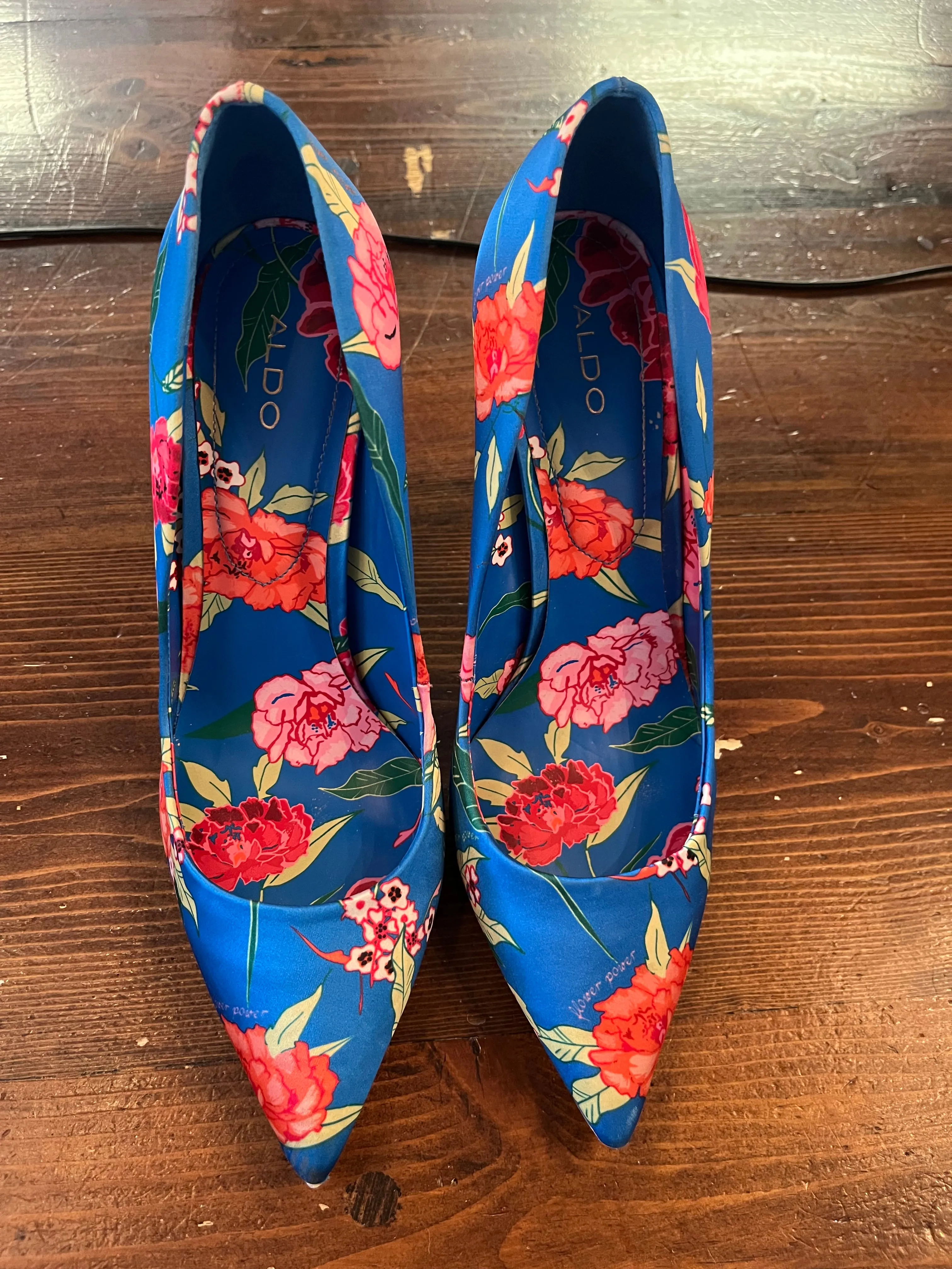 Aldo Foliage Heels (Size 8)