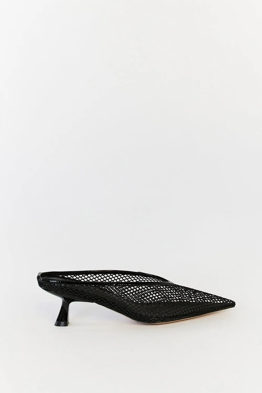 ALIAS MAE GOMEZ BLACK MESH HEEL