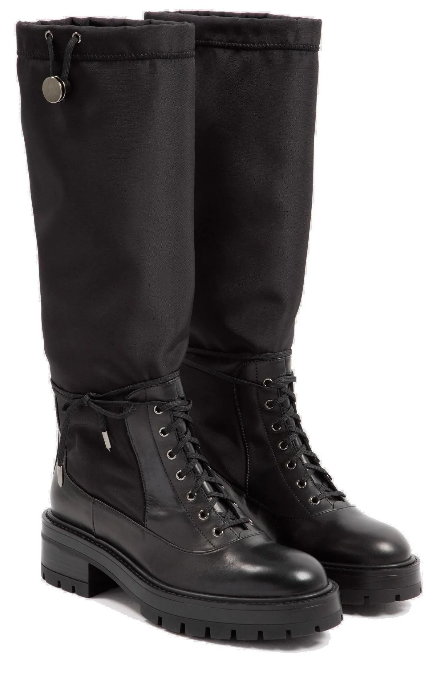 Aquazzura Lace-Up Rain Boots