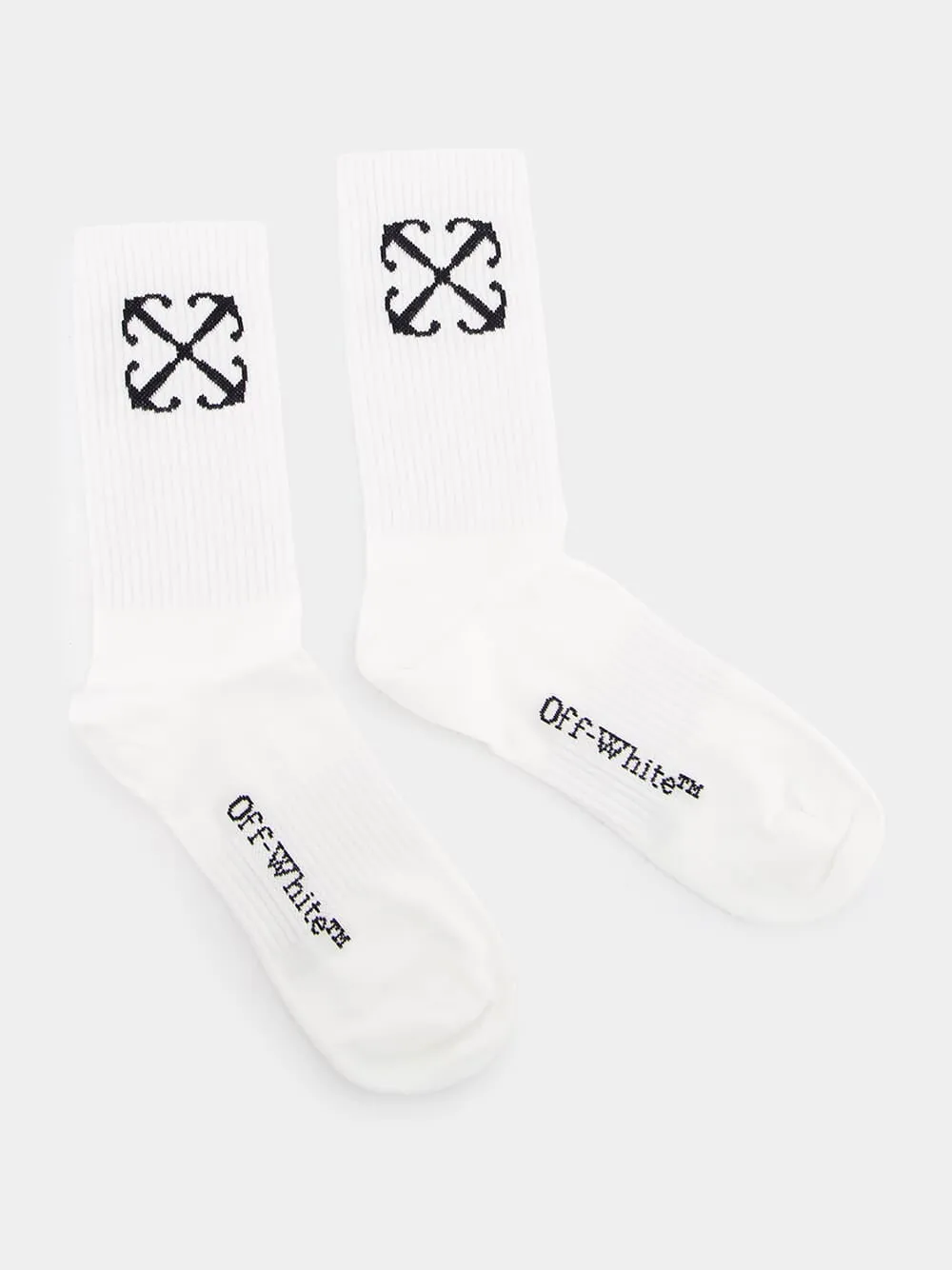 Arrows White Socks