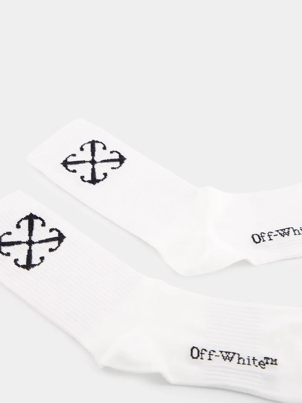 Arrows White Socks