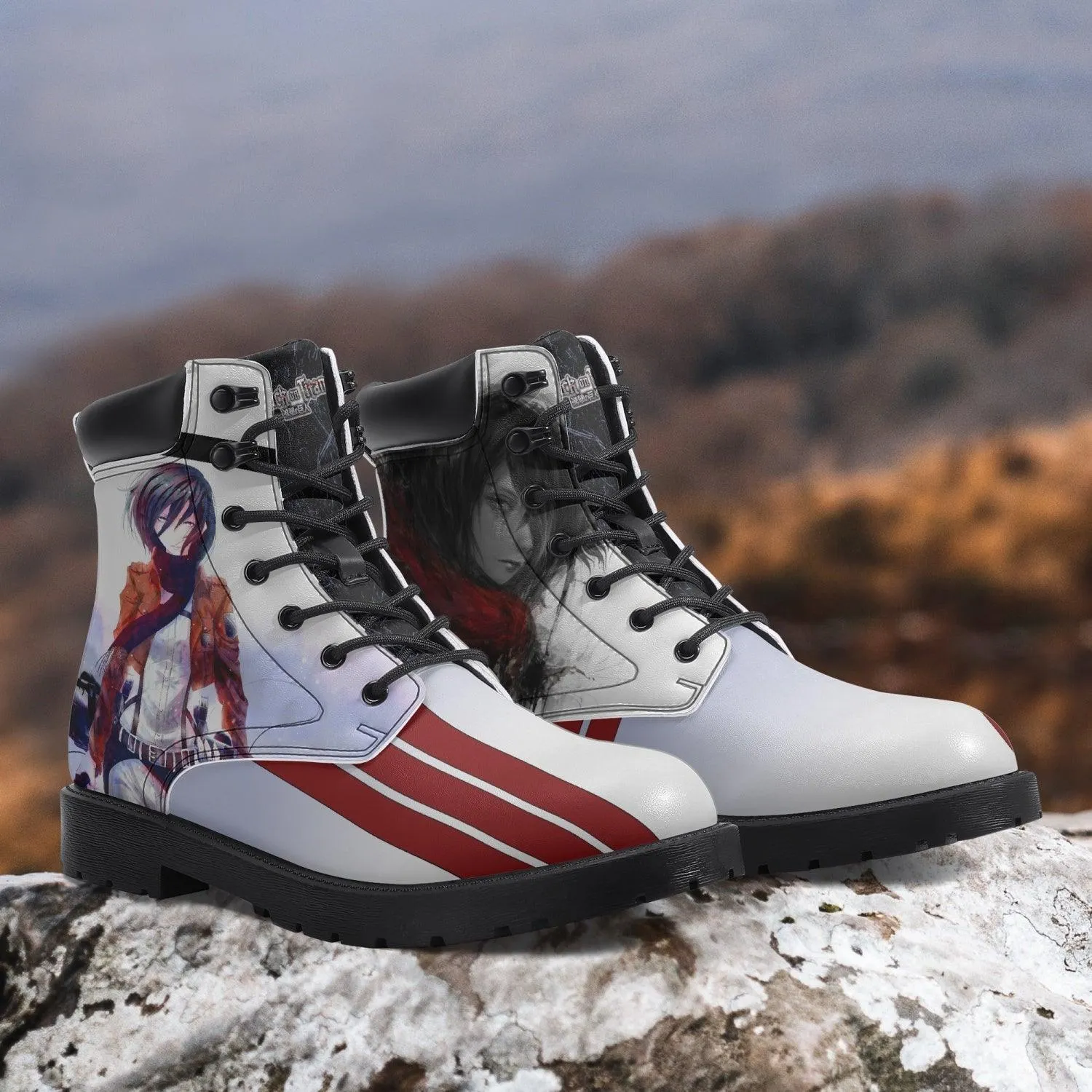 Attack On Titan Mikasa Ackerman All-Season Anime Boots