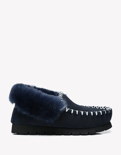Australian Shepherd UGG Ankle Slippers Unisex Popo Premium Sheepskin Moccasins