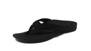 Axign Premium Orthotic Flip Flops with Arch Support – Black (Womens)
