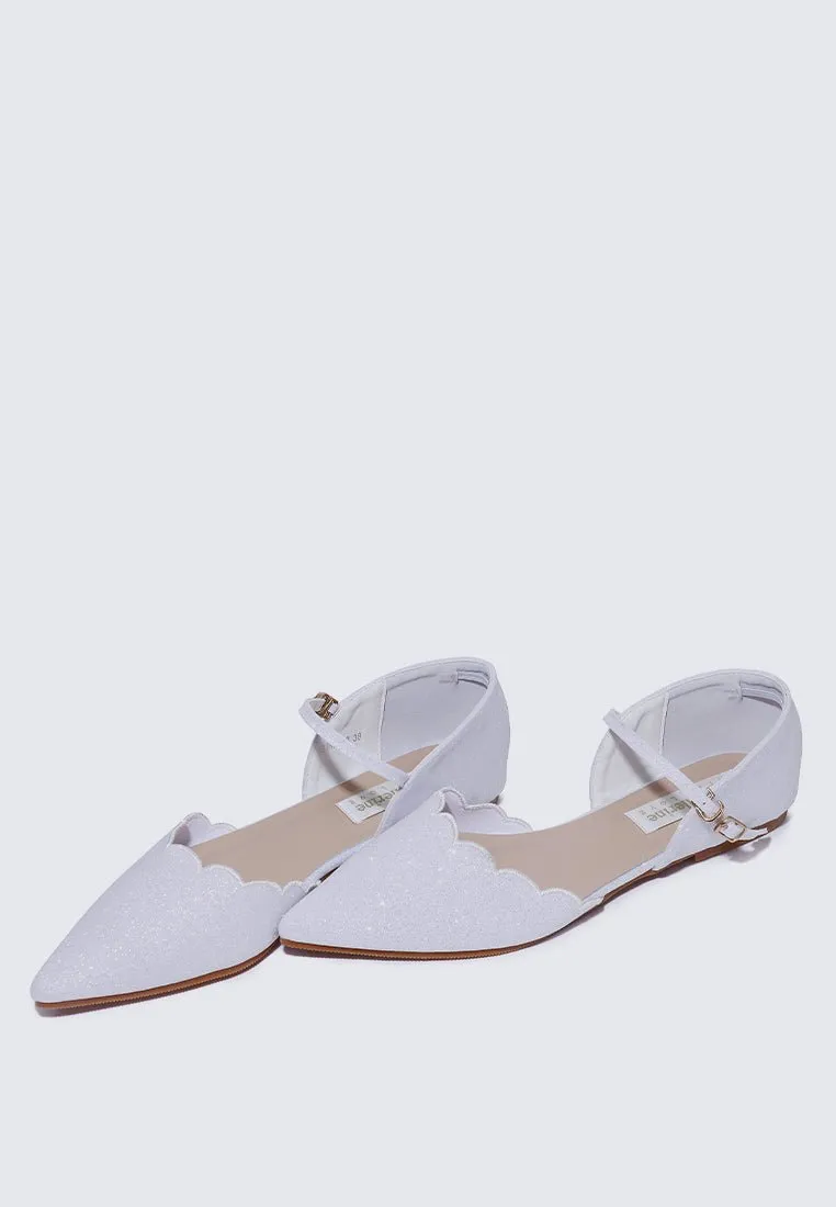Azzurra Comfy Ballerina In Ivory