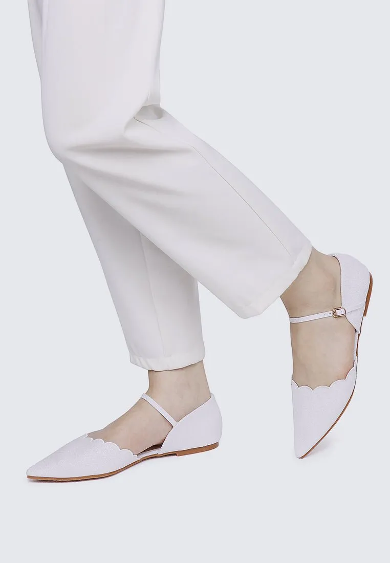 Azzurra Comfy Ballerina In Ivory