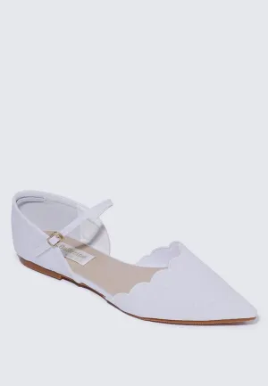 Azzurra Comfy Ballerina In Ivory