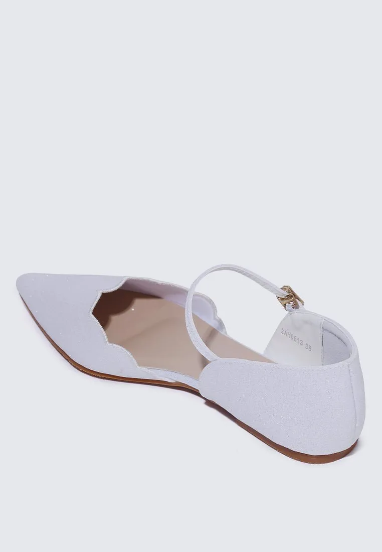 Azzurra Comfy Ballerina In Ivory