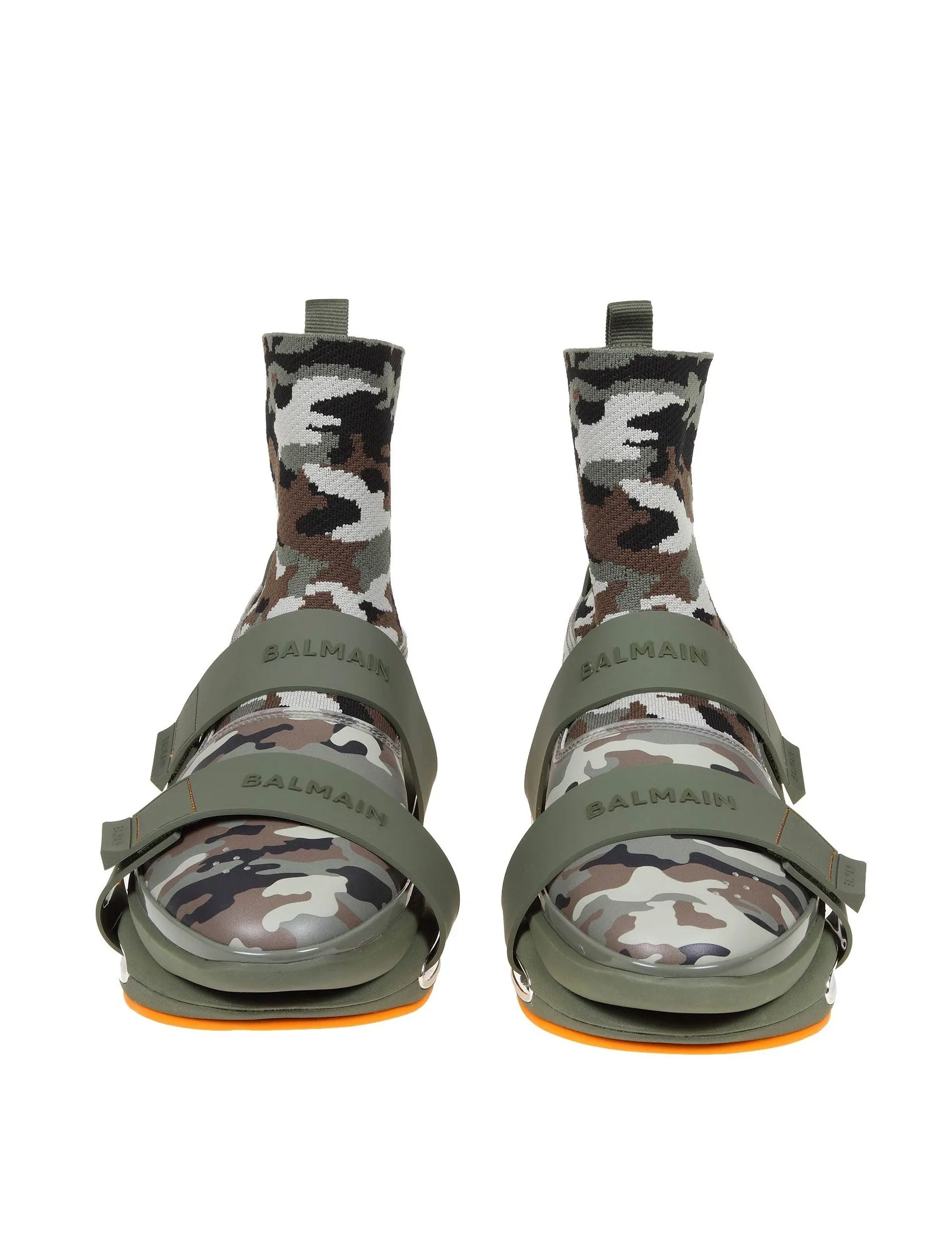 Balmain B-Bold Camouflage Sneakers