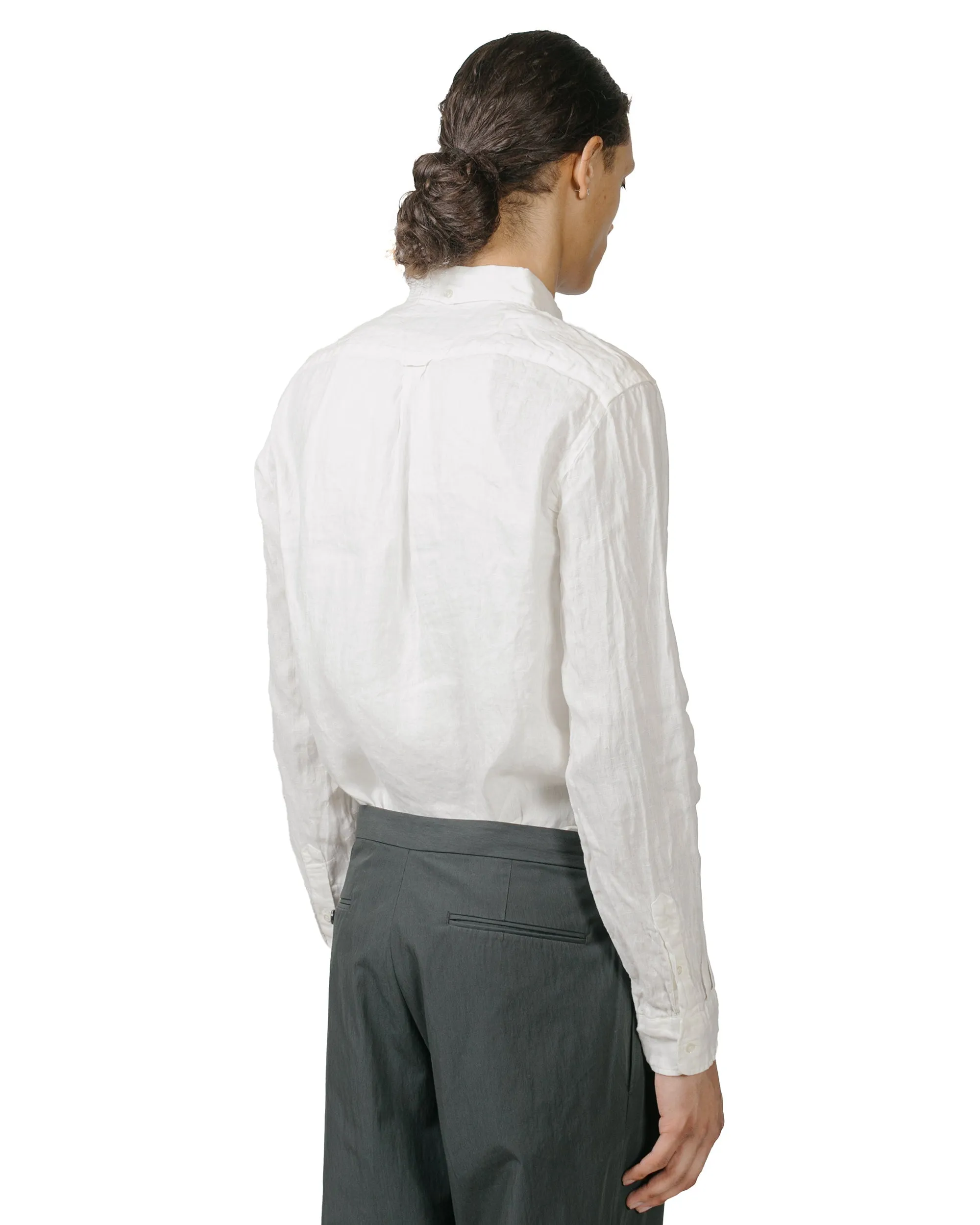 Beams Plus B.D. Linen Oxford White