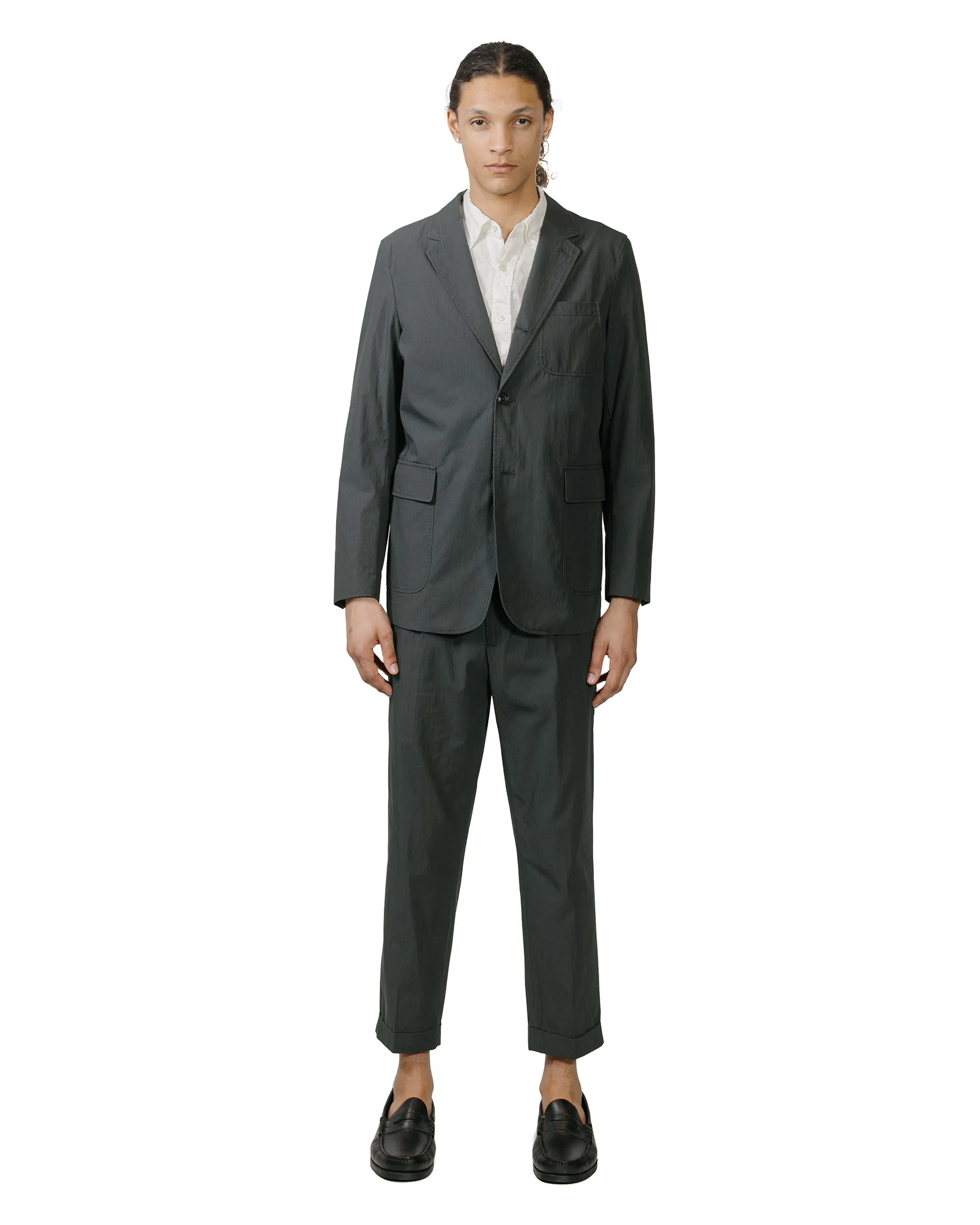 Beams Plus B.D. Linen Oxford White