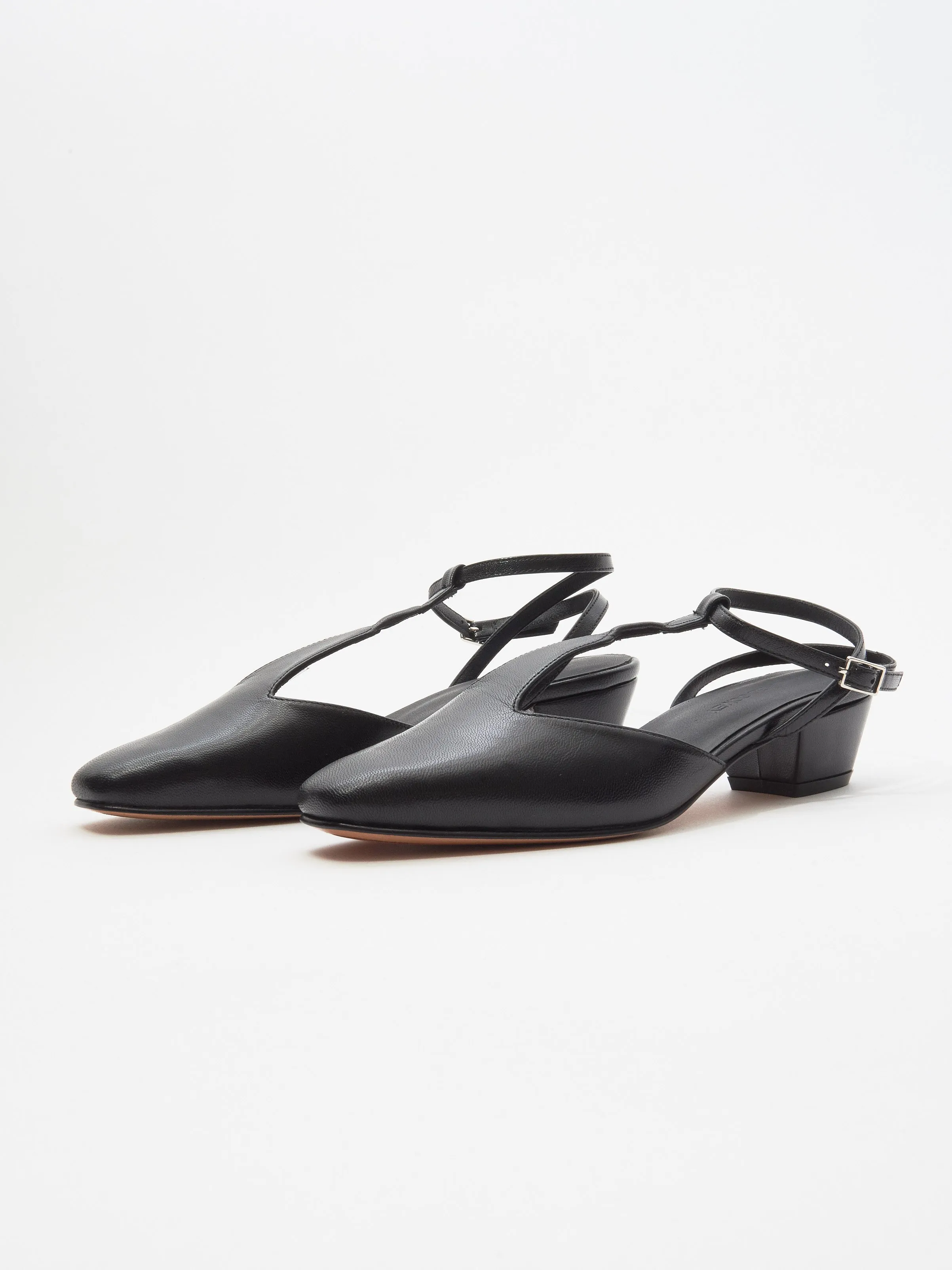 Black Shock Heel