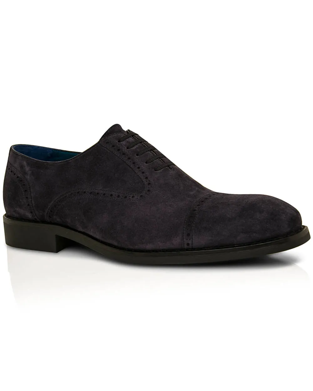 Blue Scuro Monaco Suede Oxford
