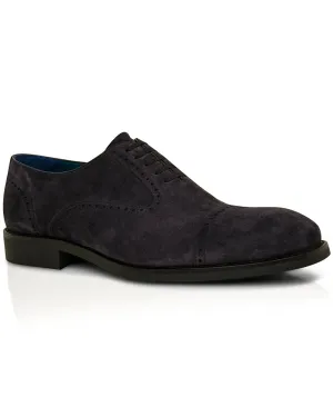 Blue Scuro Monaco Suede Oxford