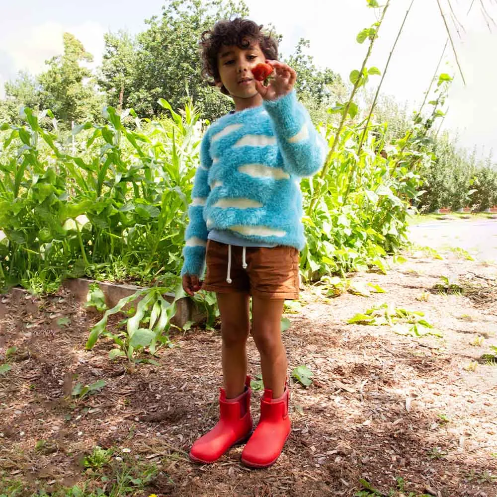Bobbi Kids Wellington Boot // Chilli Red