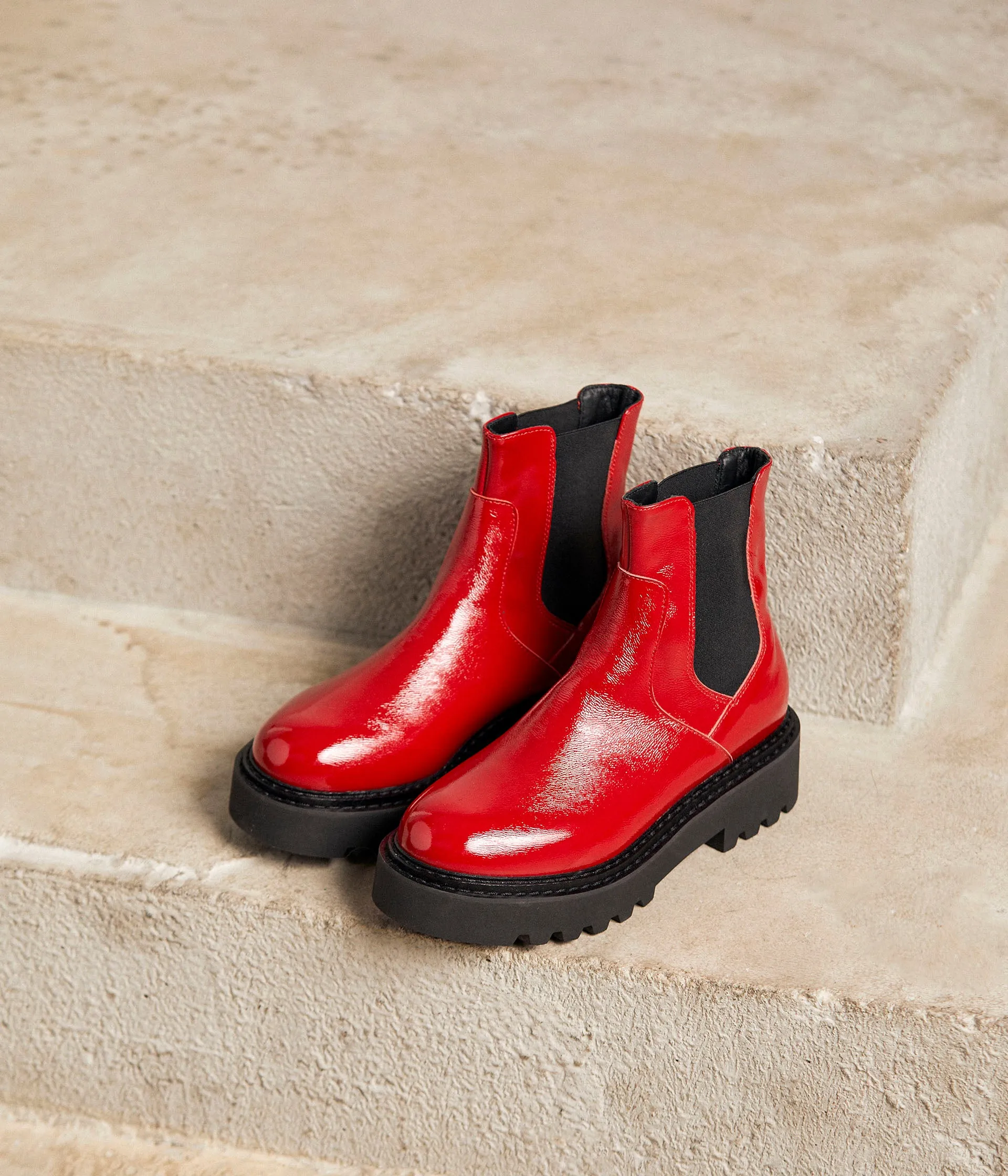 Boots crantées Nadège
