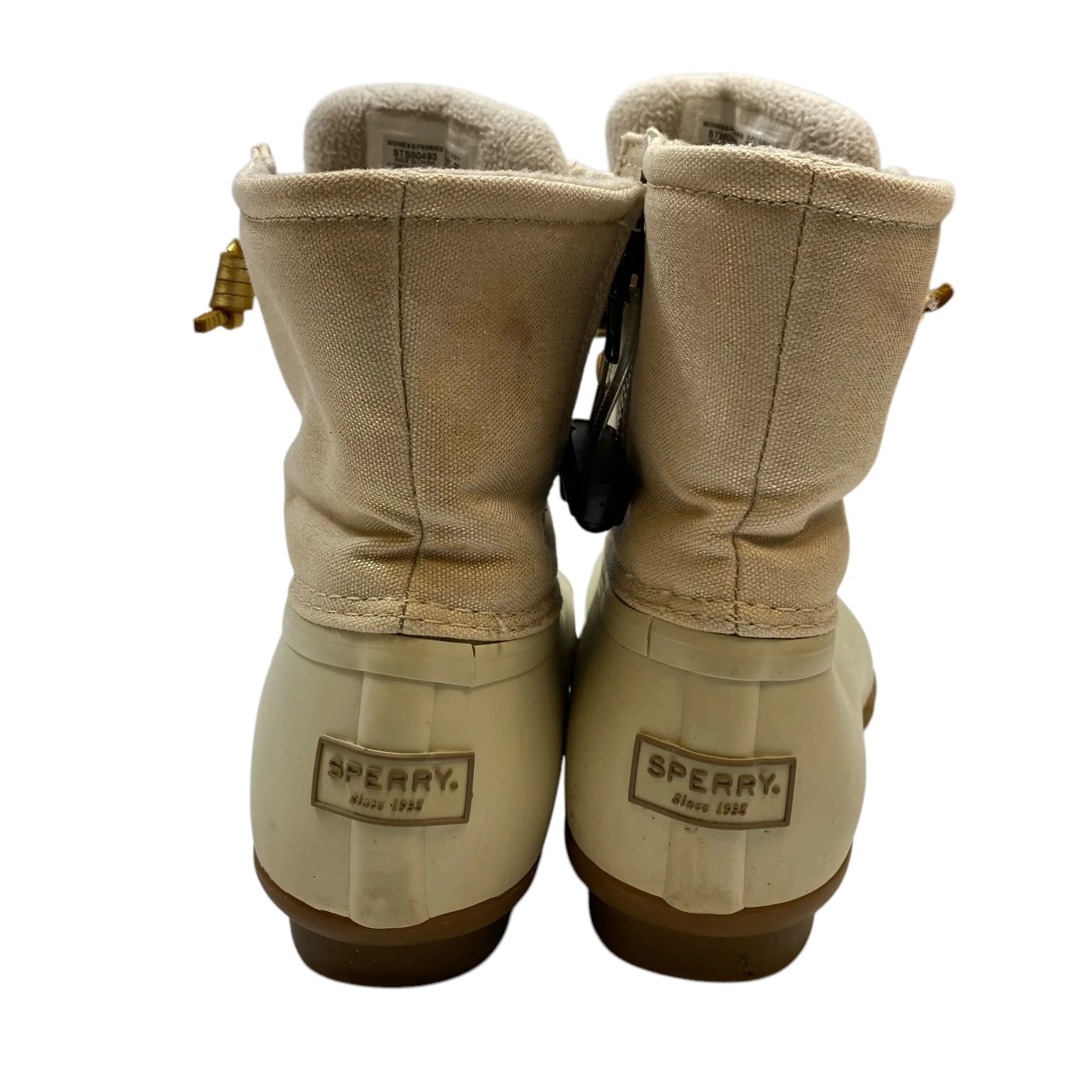 Boots Rain By Sperry In Cream, Size: 8