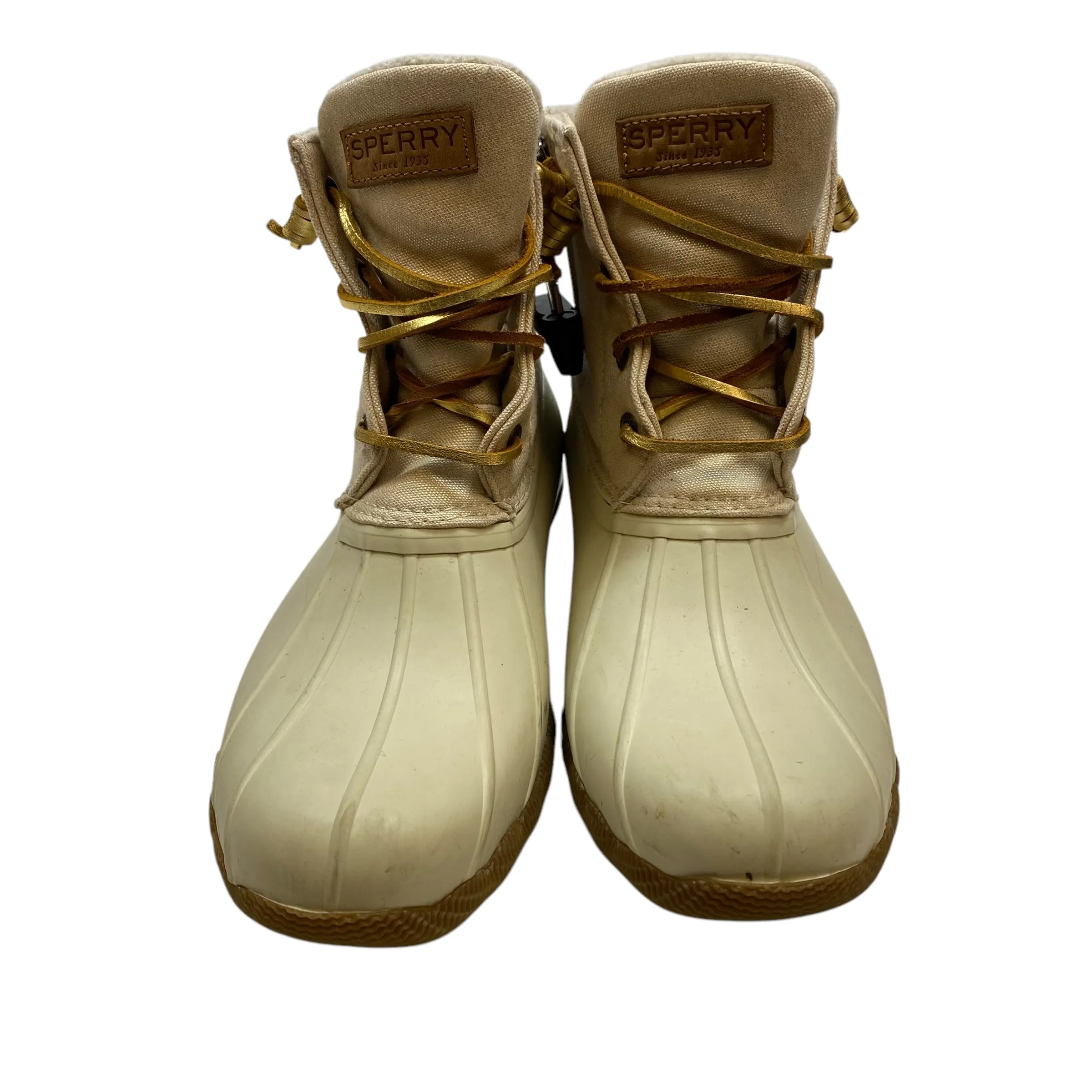 Boots Rain By Sperry In Cream, Size: 8