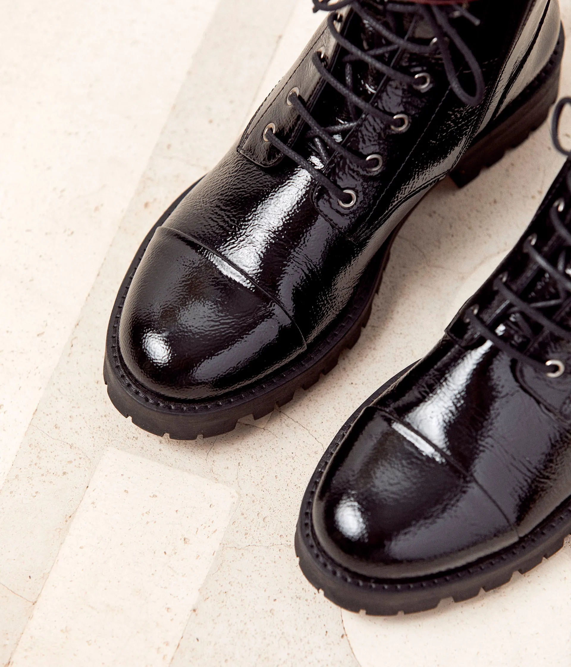 Boots vernis Julia