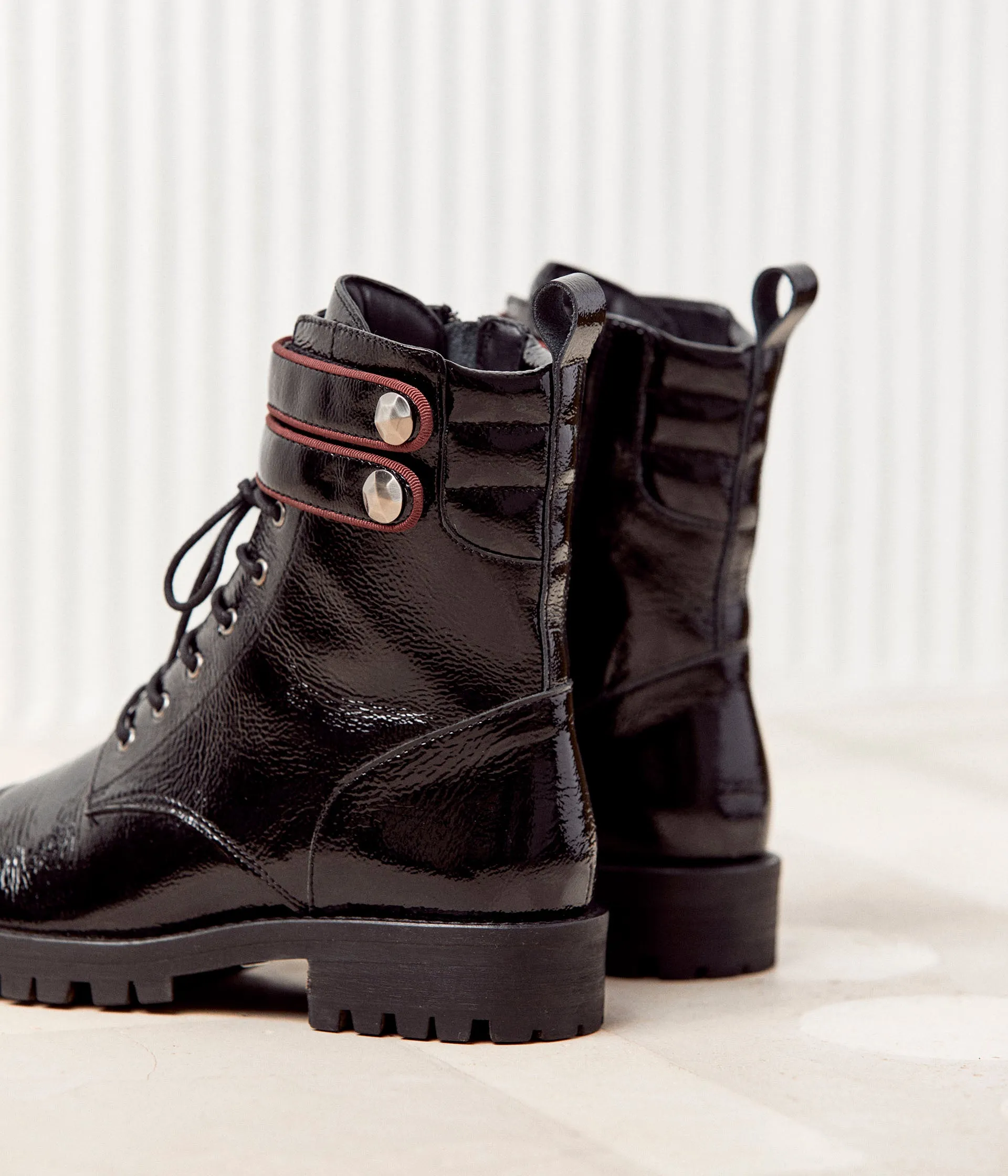 Boots vernis Julia