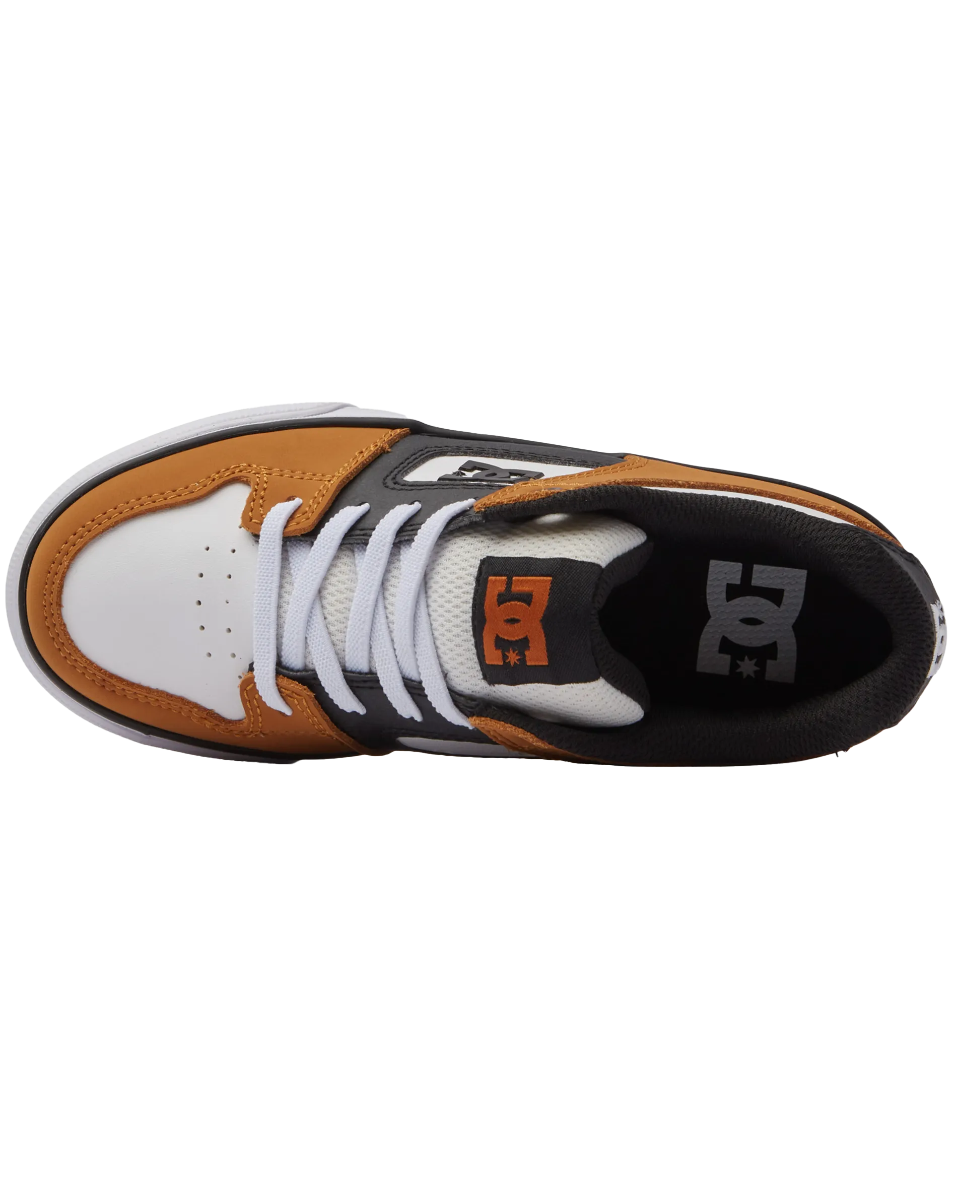 Boys Pure Elastic Shoes in Wheat & White