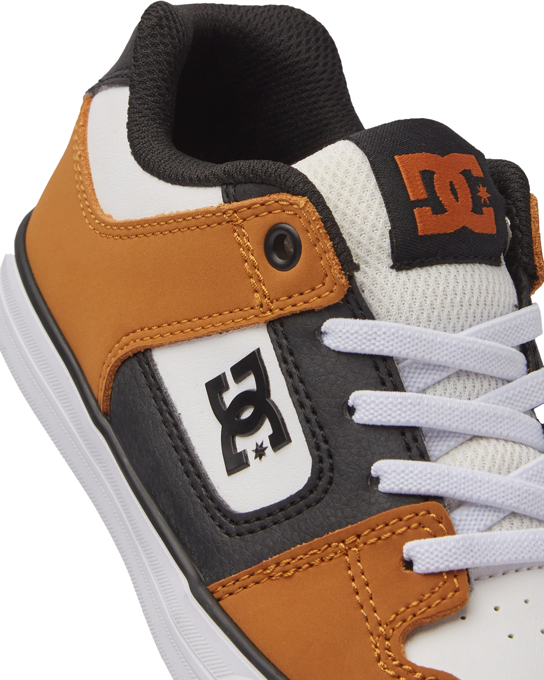 Boys Pure Elastic Shoes in Wheat & White