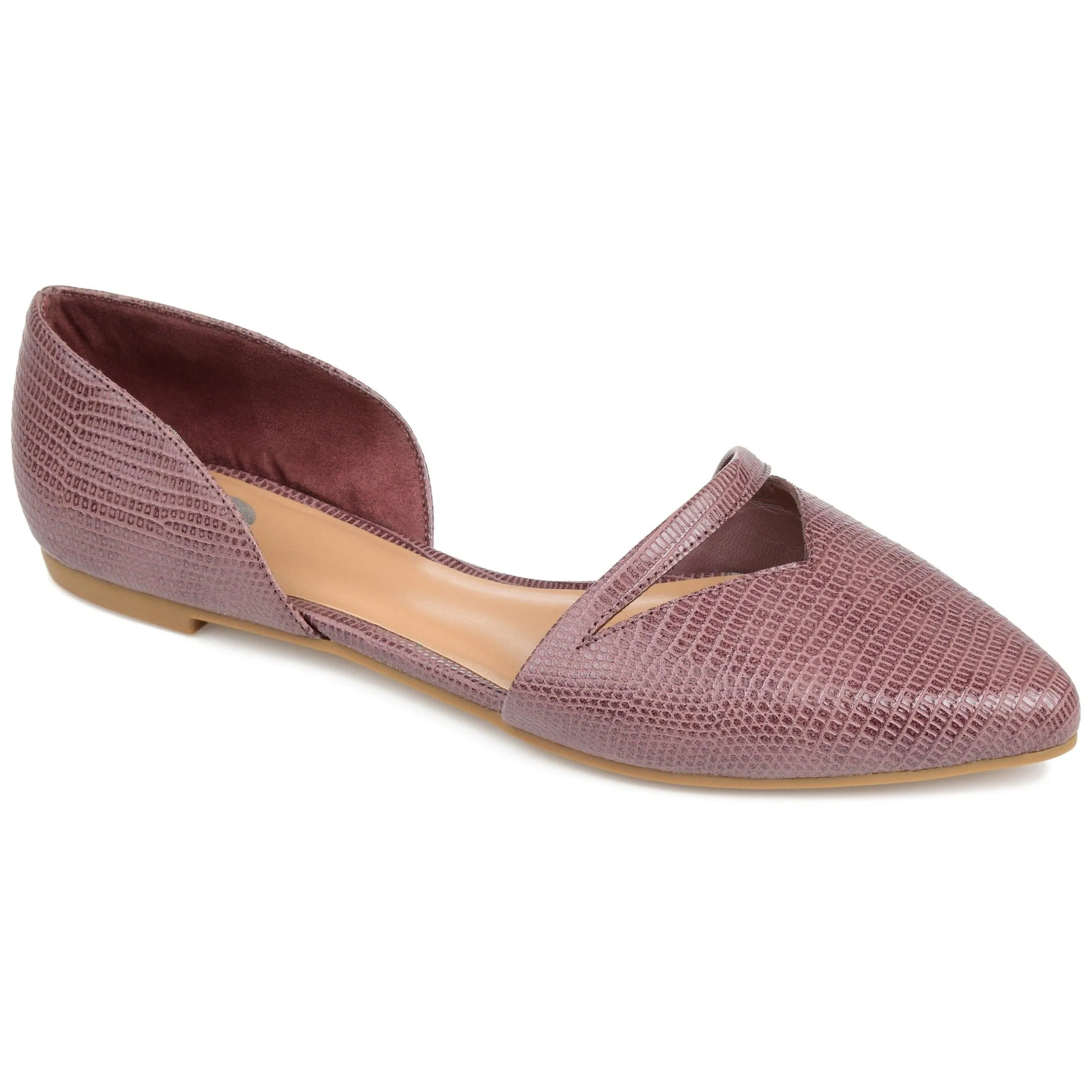 BRAELY D'ORSAY FLATS IN FAUX LEATHER