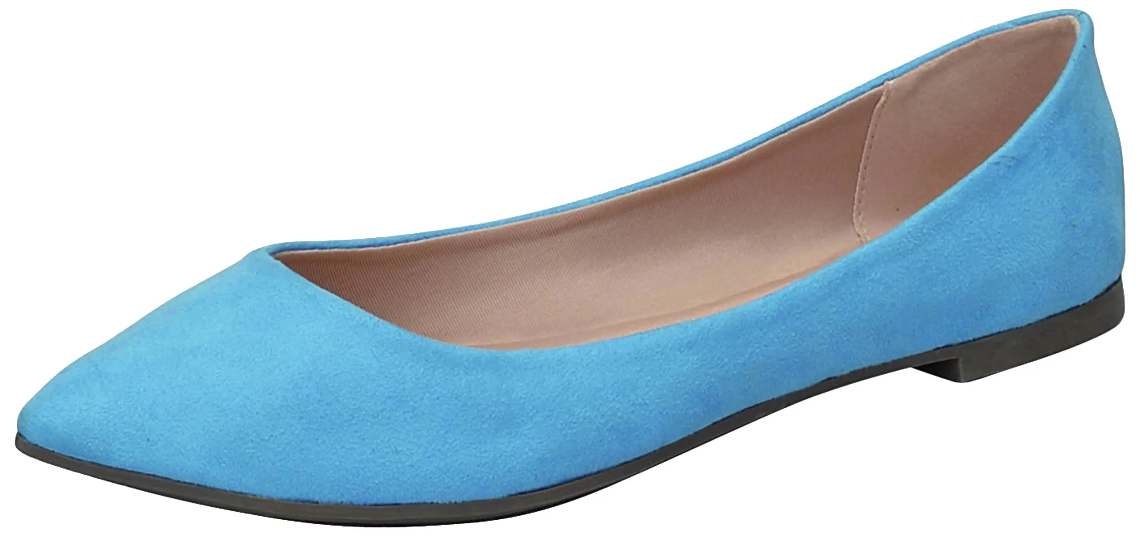 Breckelle's Women's Classic Pointed Toe Ballet Flat
