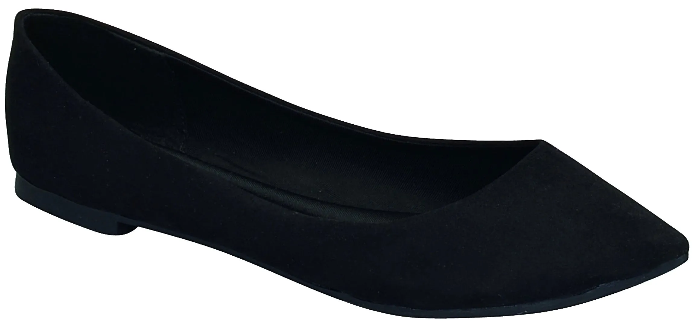 Breckelle's Women's Classic Pointed Toe Ballet Flat