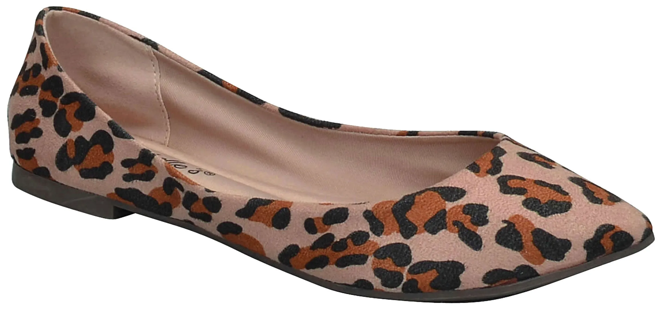 Breckelle's Women's Classic Pointed Toe Ballet Flat