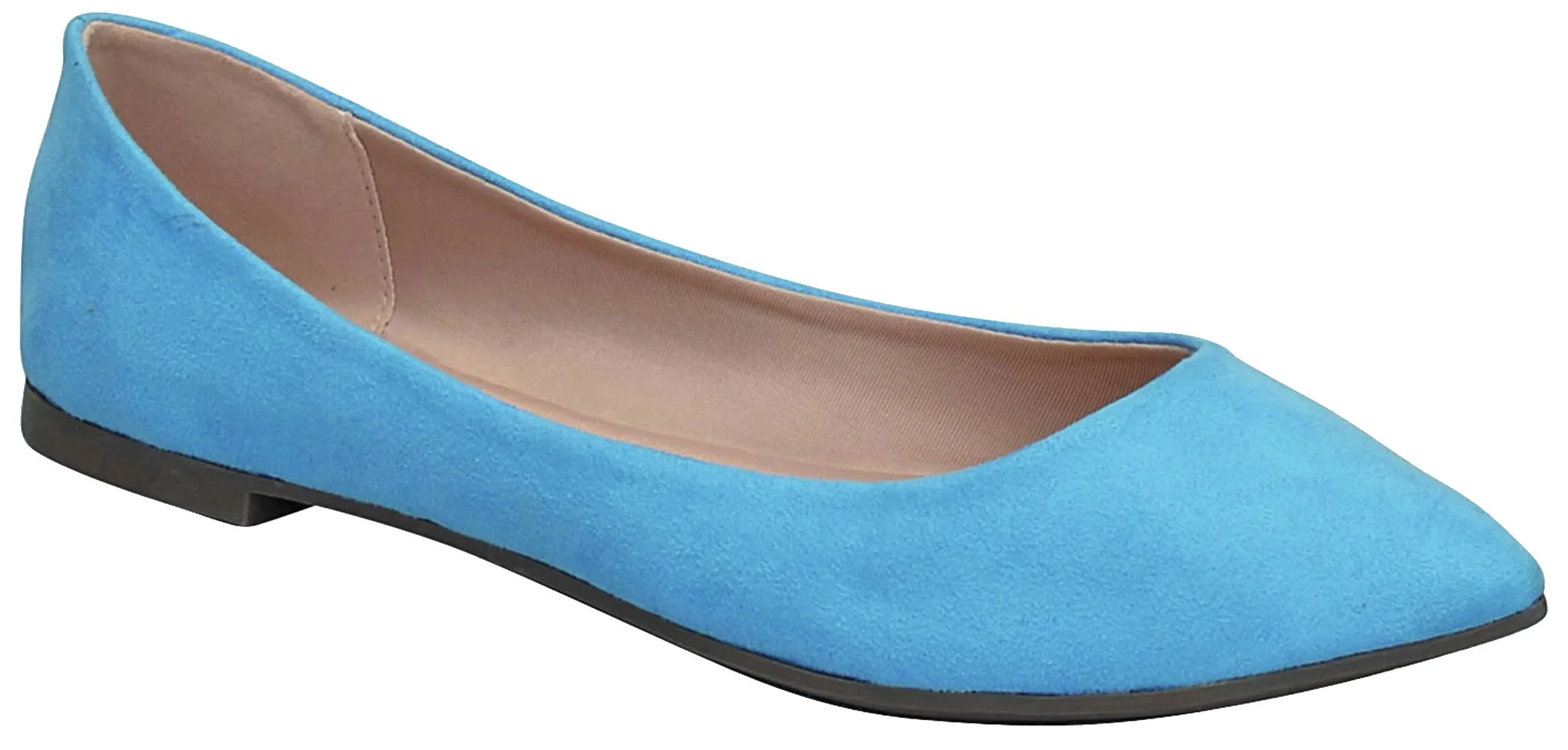 Breckelle's Women's Classic Pointed Toe Ballet Flat
