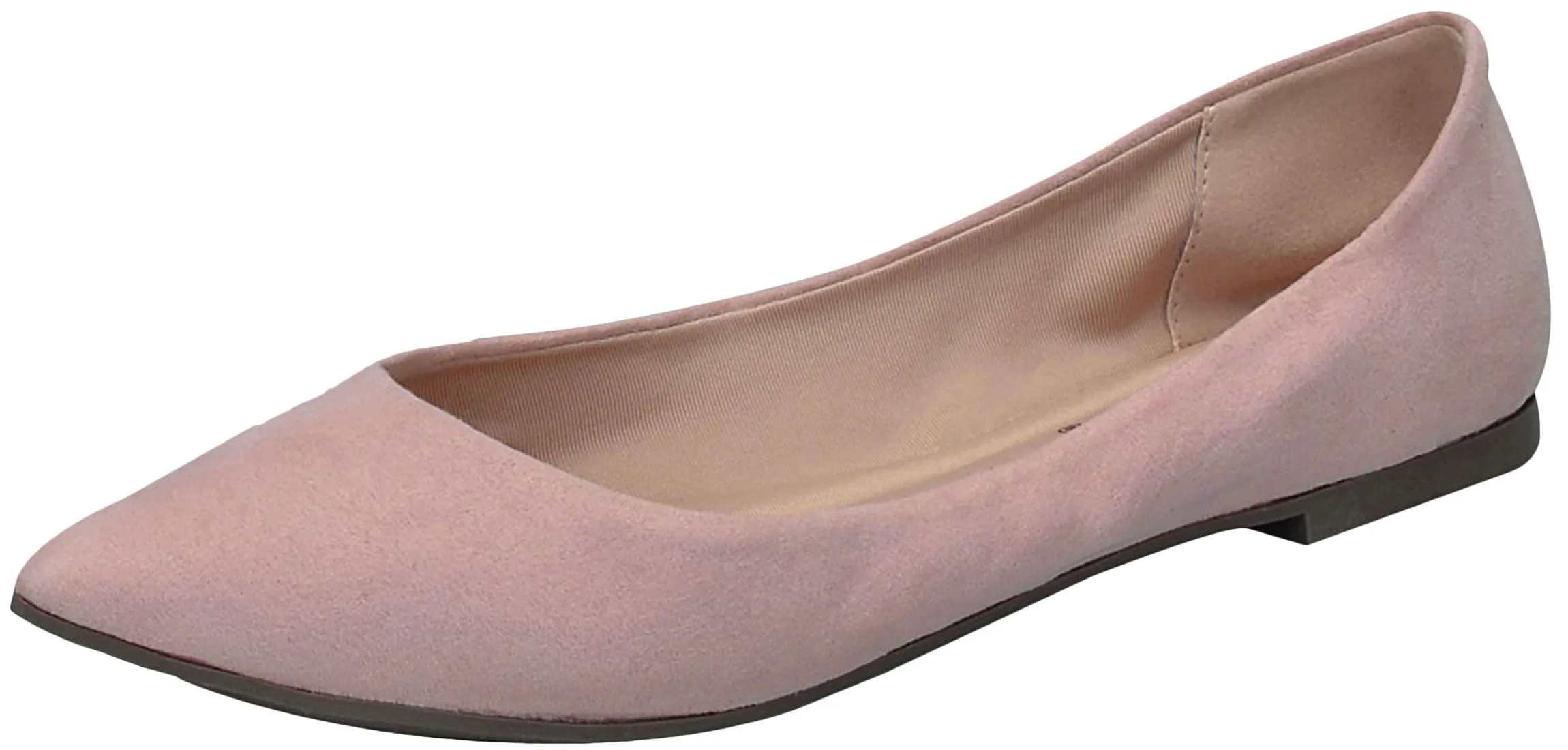 Breckelle's Women's Classic Pointed Toe Ballet Flat