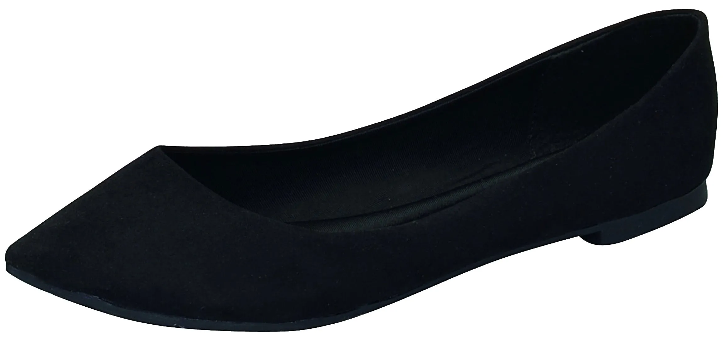 Breckelle's Women's Classic Pointed Toe Ballet Flat