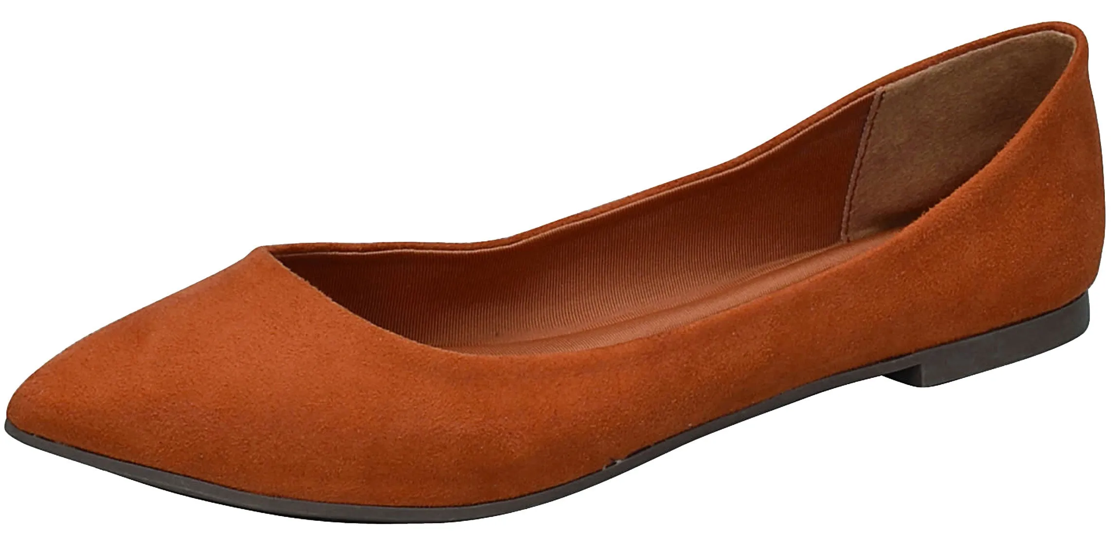 Breckelle's Women's Classic Pointed Toe Ballet Flat